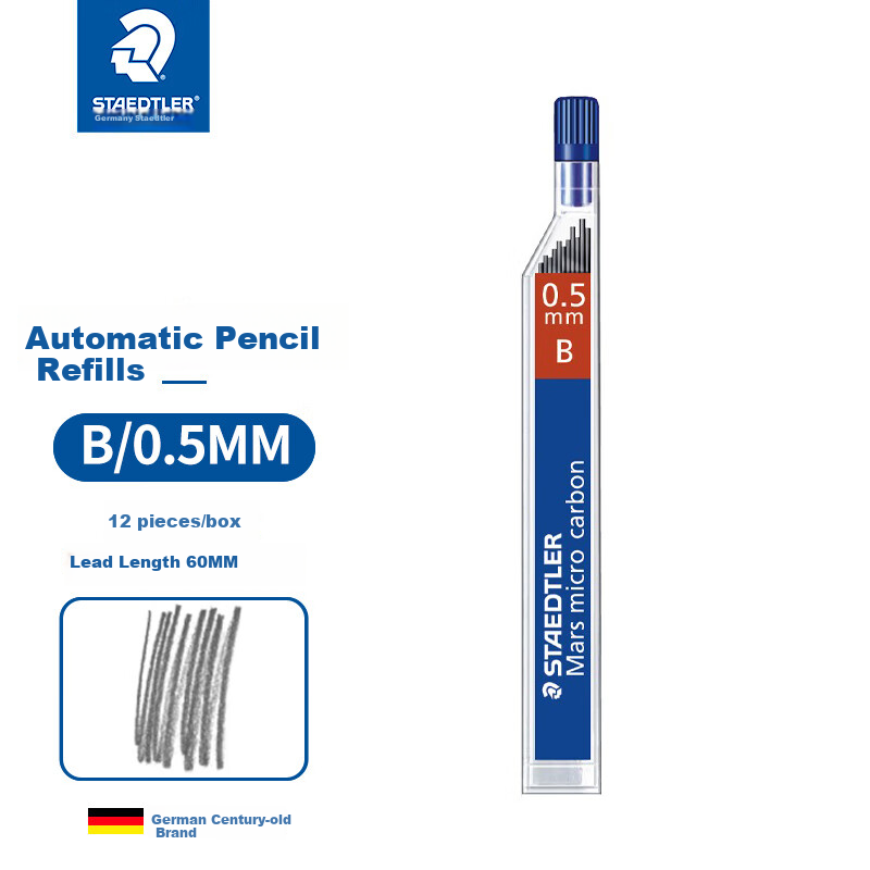 STAEDTLER 0.3mm HB Mechanical Pencil Lead Refill