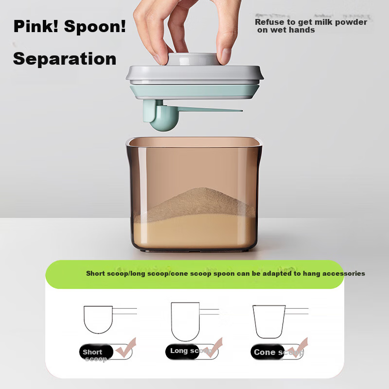 ANKOU Milk Powder Container - Airtight Baby Formula Jar