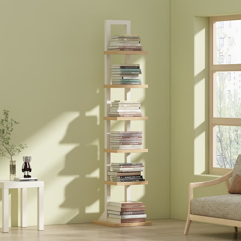 ANERYA 6-Tier Invisible Bookshelf