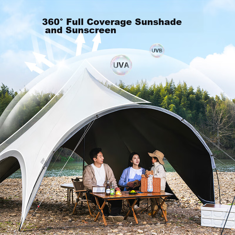 Westfieldoutdoor Yunyan Black Tarpaulin Tent