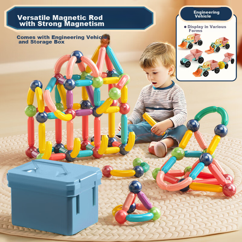 Babibu Magnetic Building Blocks Set