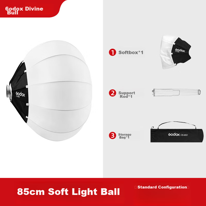Godox Quick-Install Softbox CS-85T Spherical Lampshade