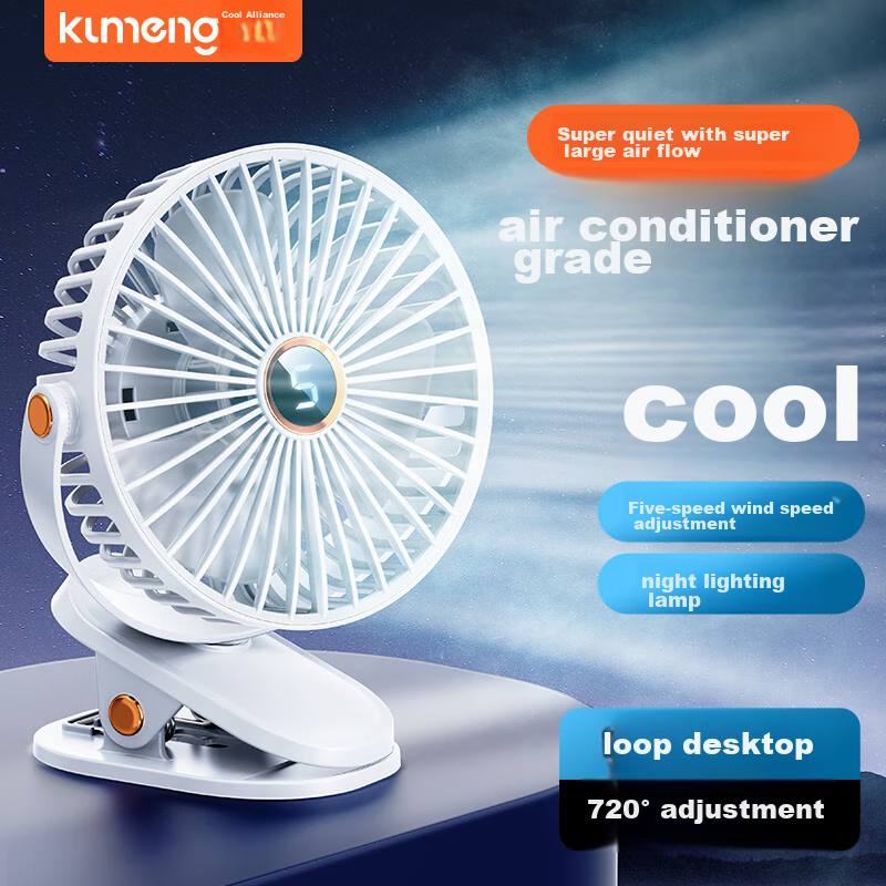 Kumeng USB Fan - Quiet Rechargeable Mini Cooler