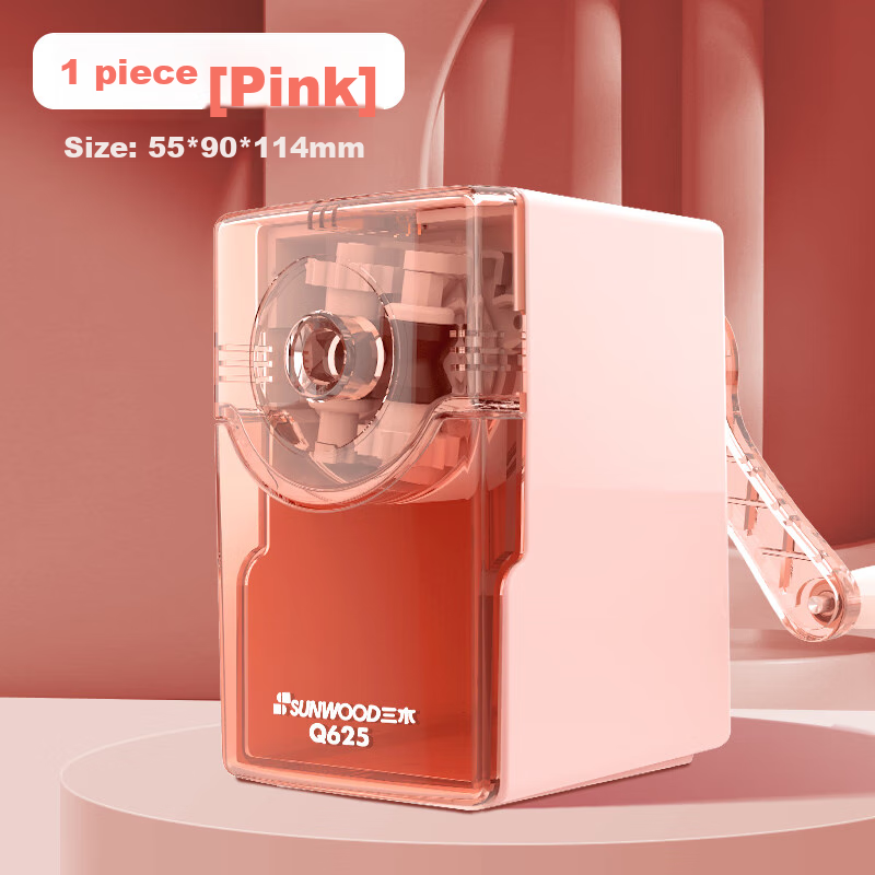 SUNWOOD All-Purpose Pencil Sharpener with Auto Lead & Anti-Jam