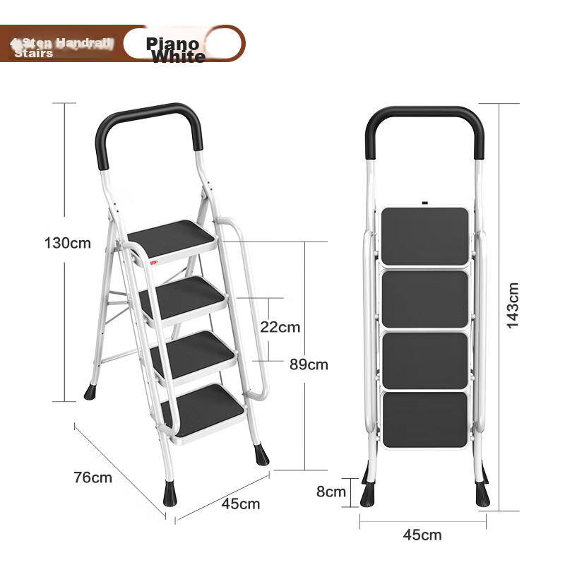 DU PONT Folding A-Frame Ladder with Handrail