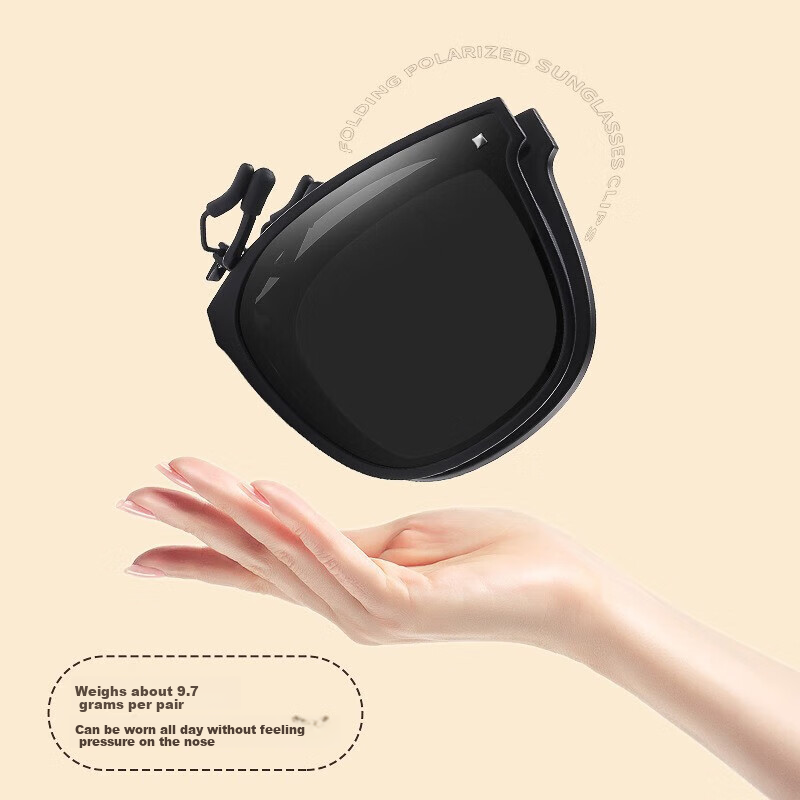 Boshide Foldable Polarized Sunglasses Clip