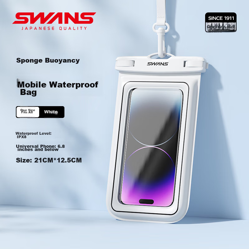 SWANS Waterproof Phone Case with Touchscreen