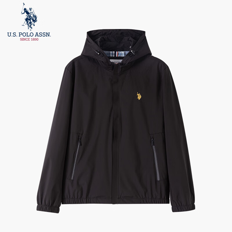 U.S. POLO ASSN. Men's Hooded Windbreaker Jacket