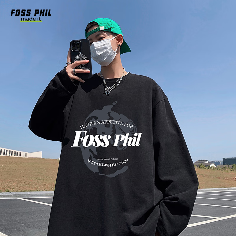 Foss Phil Pure Cotton Long-Sleeve T-Shirt
