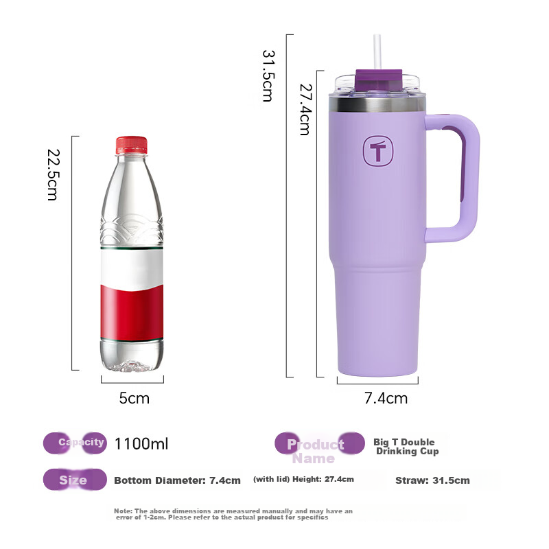 Tupperware Large T Insulated Cup - High Capacity Coffee Mug & Water Bottle