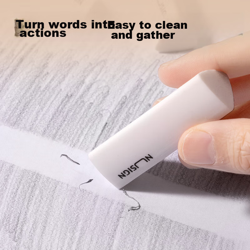 Deli Niusai Dust Triangle Eraser - Perfect for Students