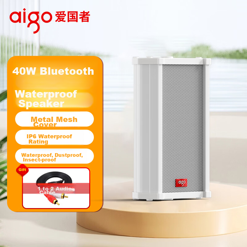 Aiguozhe 40W Waterproof Bluetooth Speaker