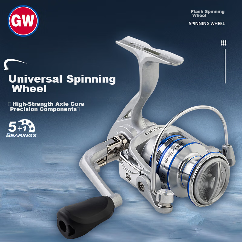 GW 5000 Deep Line Cup Flashing Spinning Reel