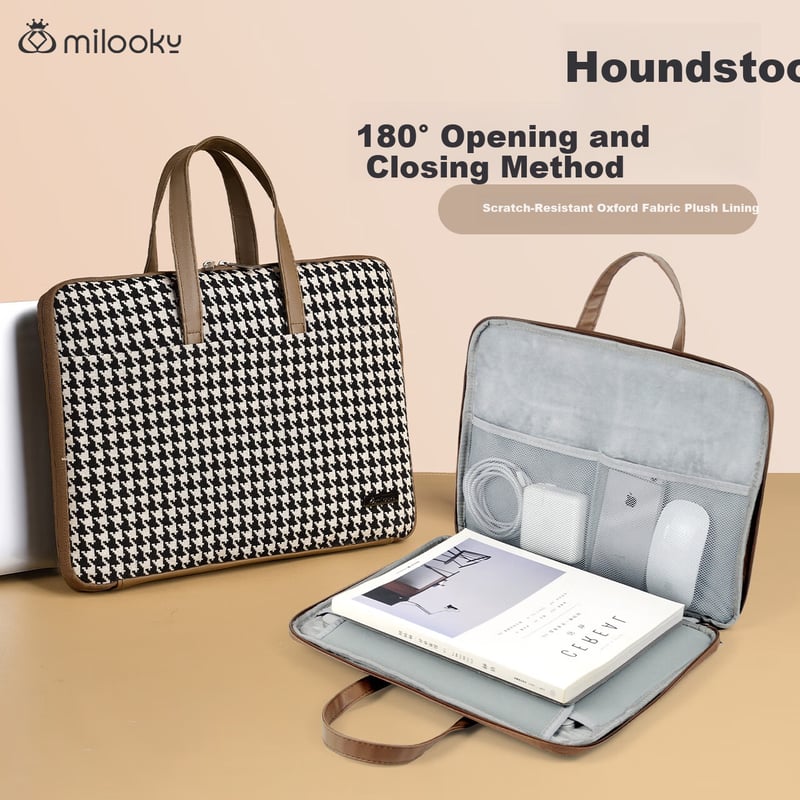 Milooky Laptop Tote Bag - Shockproof Commuter for Men & Women
