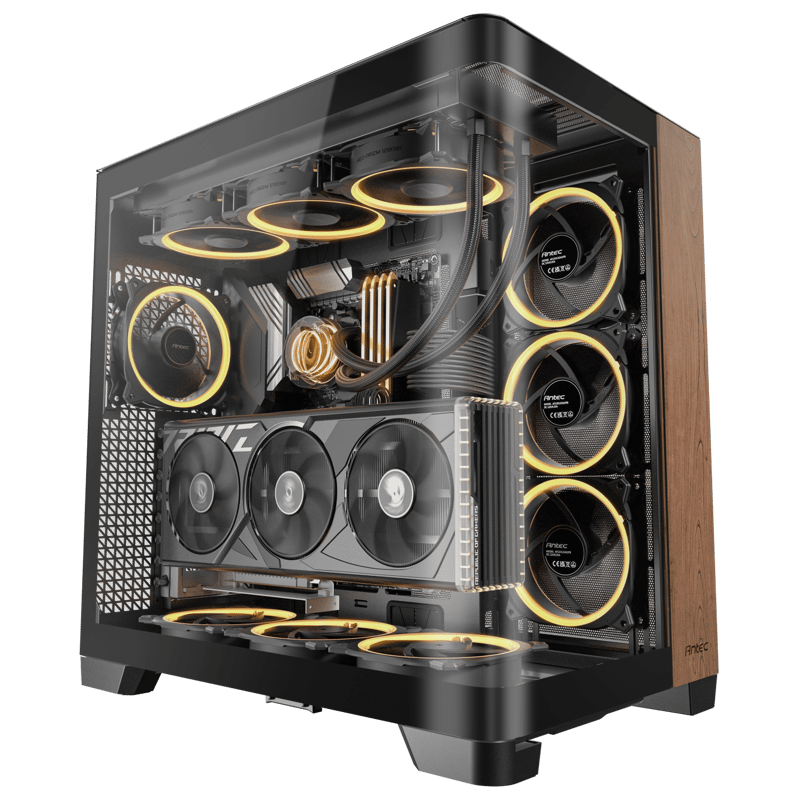 Antec C8 Curve Wood Case with Curved Glass