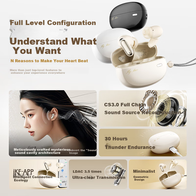 IKF Fly Max True Wireless Headphones