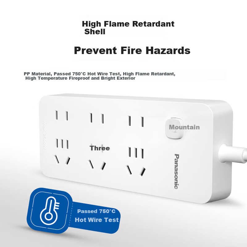 Panasonic Power Strip with Surge Protection