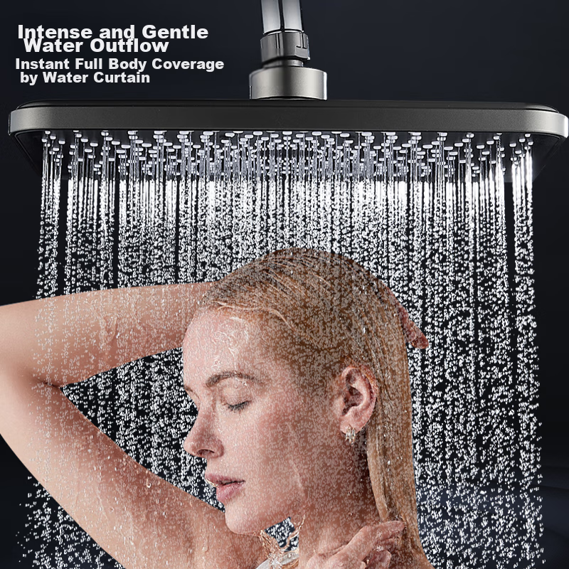 KEGOO Square Top Spray Shower Head