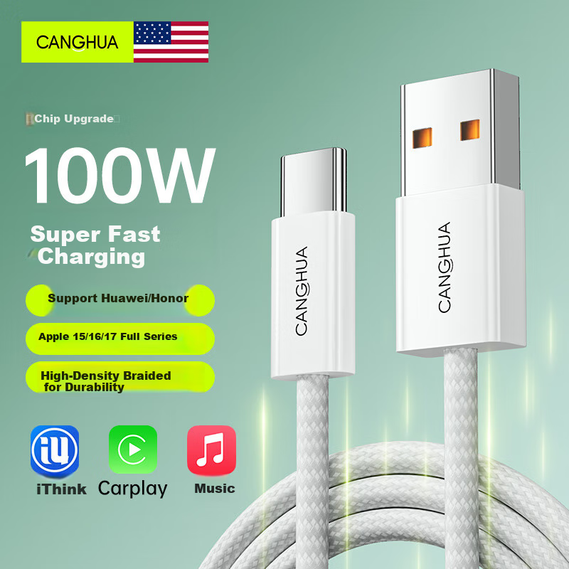 Canghua 240W Angled Type-C Cable for Huawei