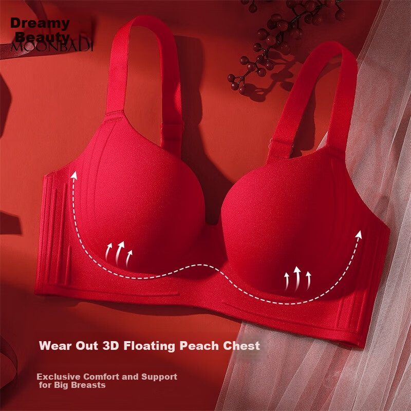 Moonbadi Women's Bra for Large Breasts - Minimizing & Slimming