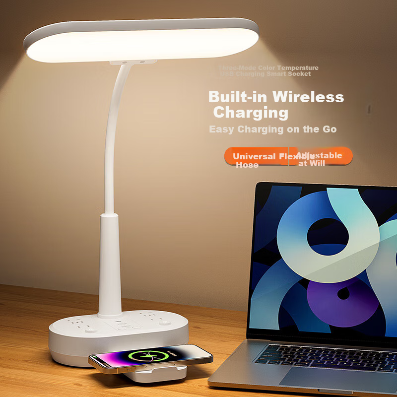 Sushiheermo HD Desk Lamp with Wireless Charging