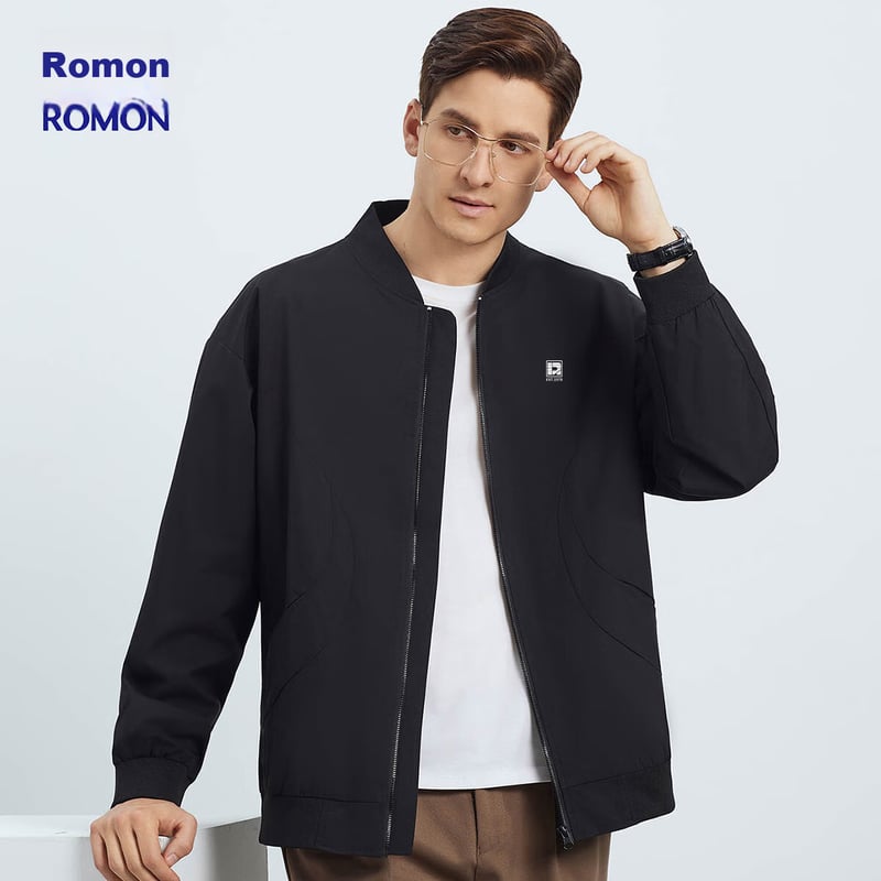 ROMON Men's Baseball Jacket