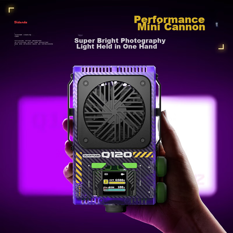 Sidande Q120 Energy PRO Kit - 120W Portable Fill Light