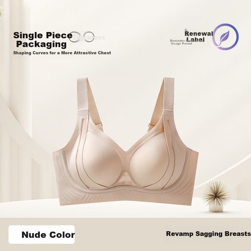 GRACEWELL Seamless Lift Bra for Women Large Bust Minimizing