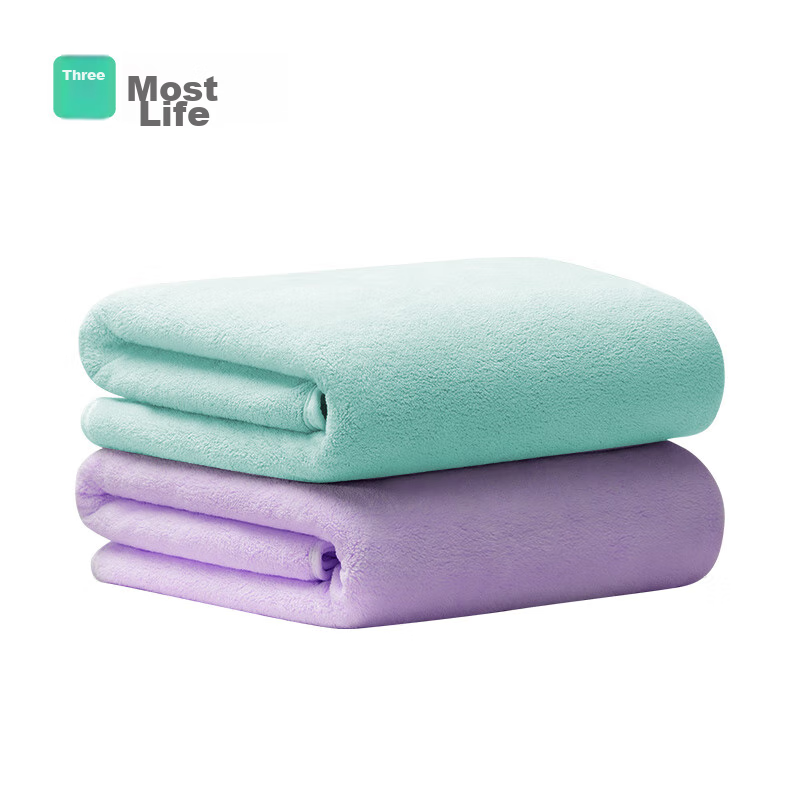 Zuishenghuo Antibacterial Thick Towel, 2-Pack