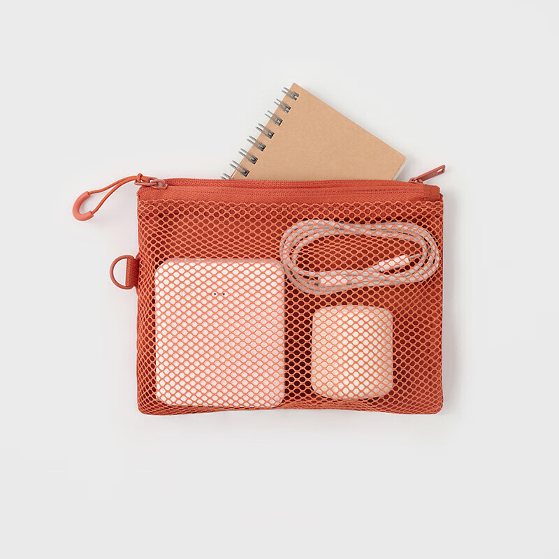 MUJI Recycled Double Zipper Travel Bag