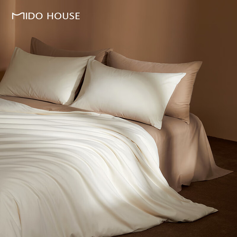 MIDO HOUSE Pure Cotton 4-Piece Bedding Set