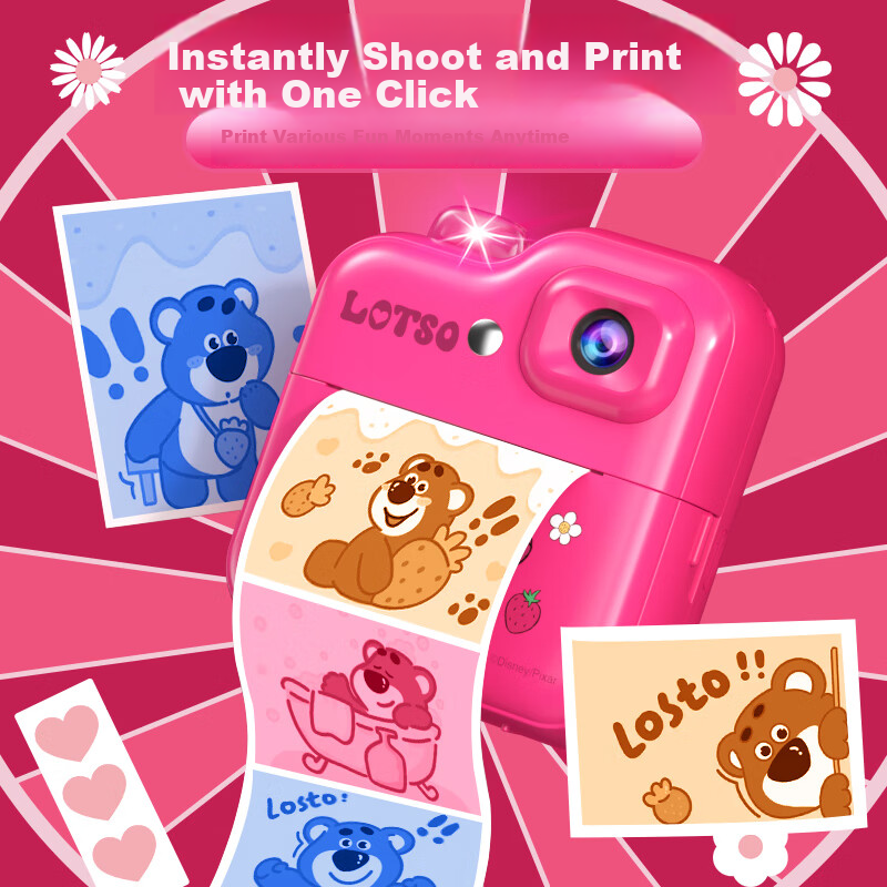 Disney Strawberry Bear Digital Camera Toy for Kids