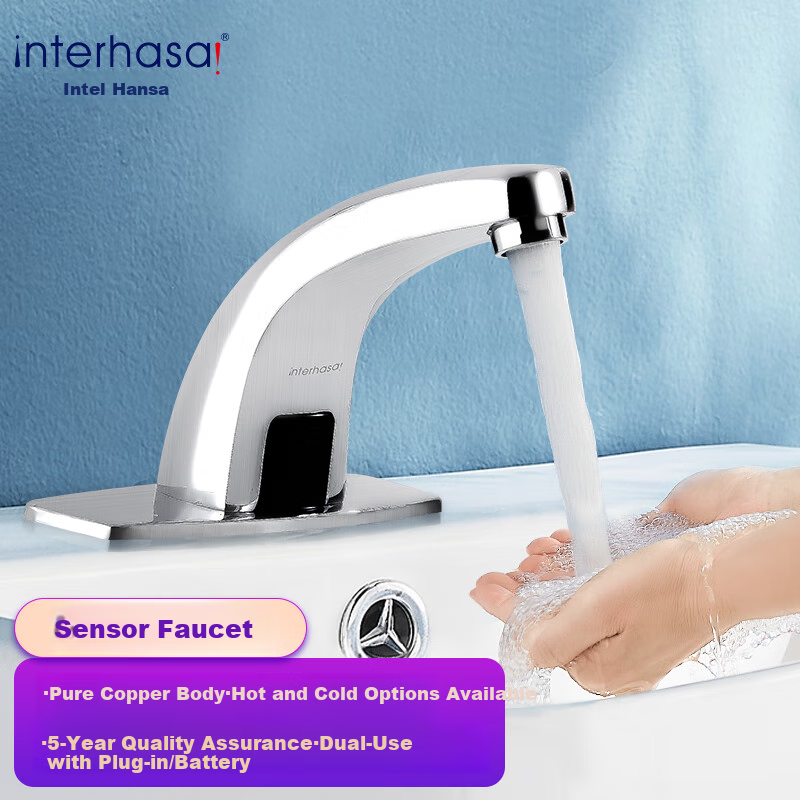 Interhasa! C202 Sensor Faucet - Hot & Cold Brass