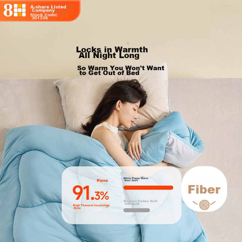 8H Heat-Retaining Antibacterial Fiber Quilt