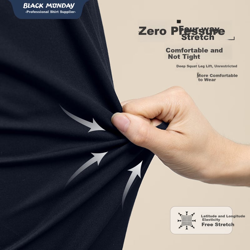 BLACKMONDAY Zero Pressure Stretch Trousers