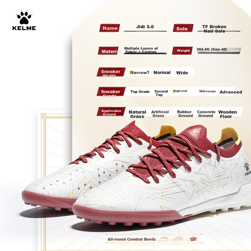 KELME Jidian 3.0 Soccer Cleats for Men