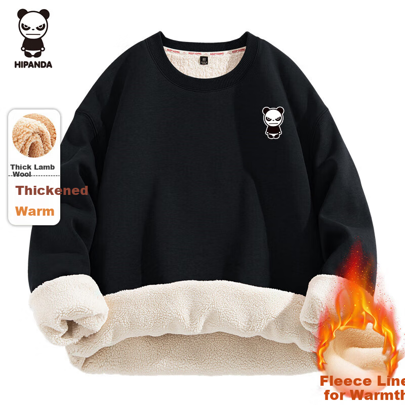 HIPANDA Men's Ultra-Thick Winter Sweatshirt