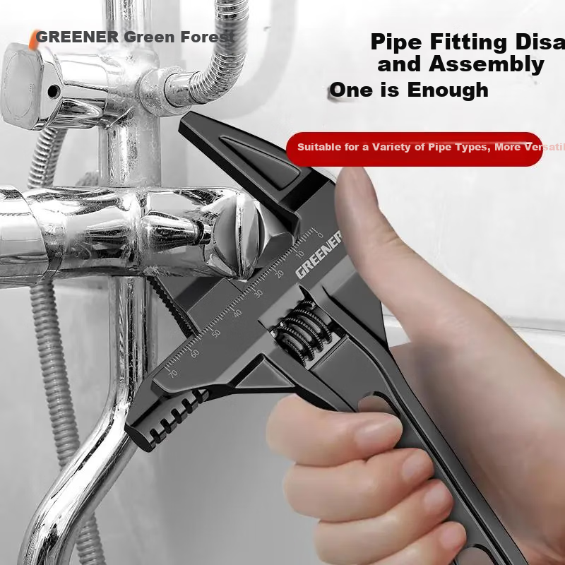 GREENER Sink Wrench + Bathroom Tool Set