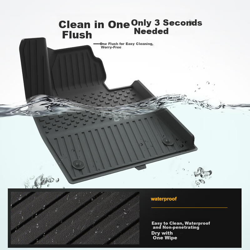 3W Leopaard C10 2024-2026 TPE Floor Mats with Zige Carpet