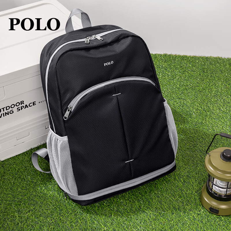 POLO Foldable Backpack - 14-Inch Laptop Bag for Men and Women