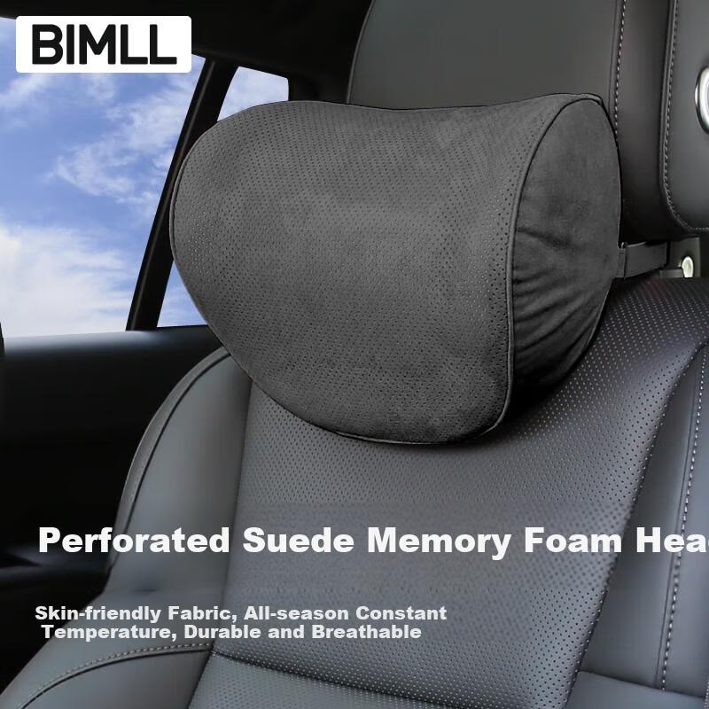 BIMLL Luxury Memory Foam Car Headrest Pillow