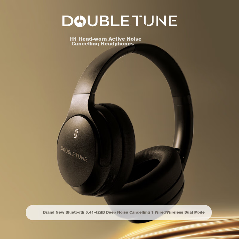 DOUBLE TUNE Concert Hall H1 Wireless Bluetooth Headphones
