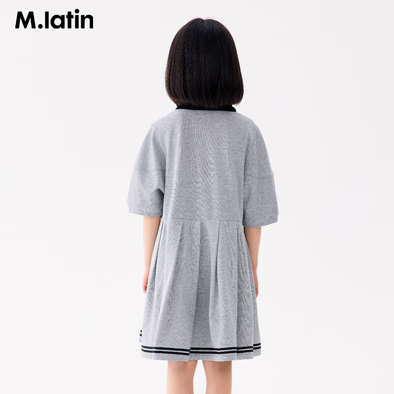 M.Latin Magic Bear Collar Polo Dress