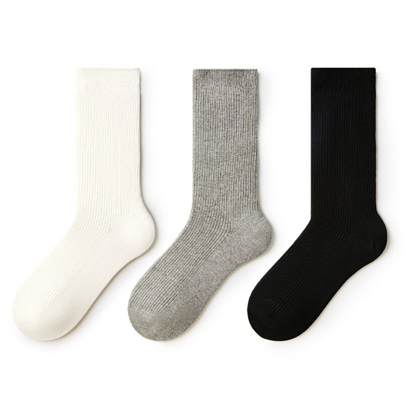 PRIMEET Gray Socks for Women - 3 Pairs