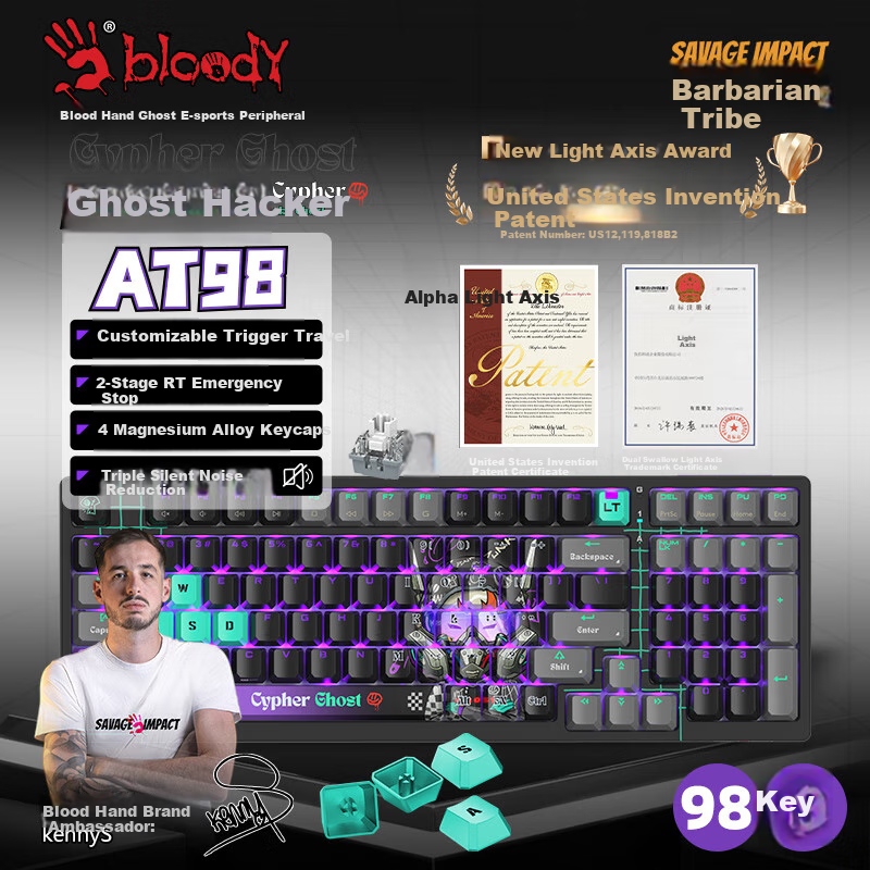 A4TECH Wild Tribe AT98 Mechanical Keyboard