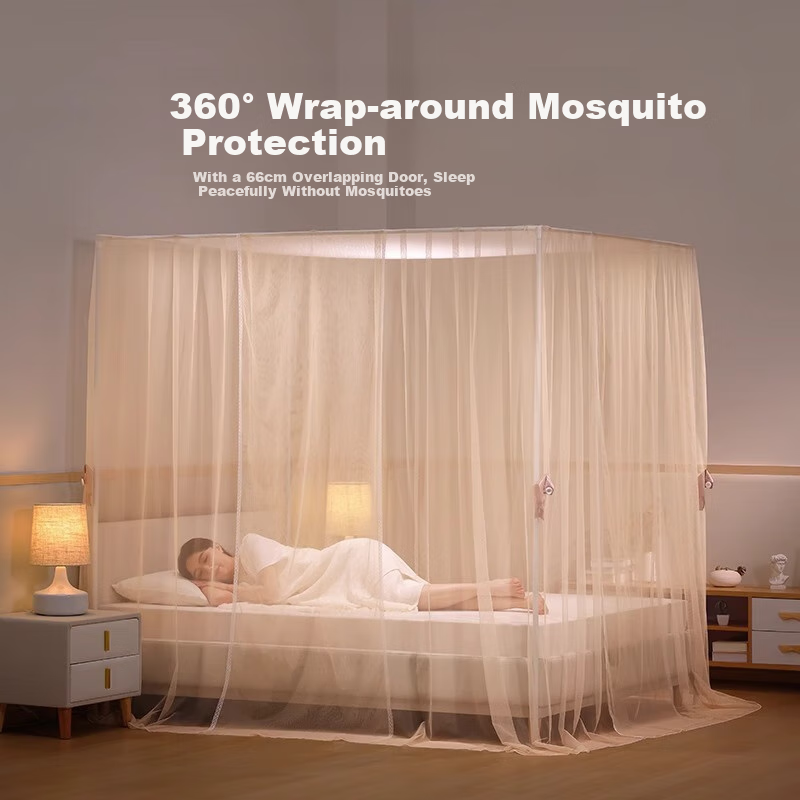 Wuyinliangpin Palace-Style Floor-Standing Mosquito Net
