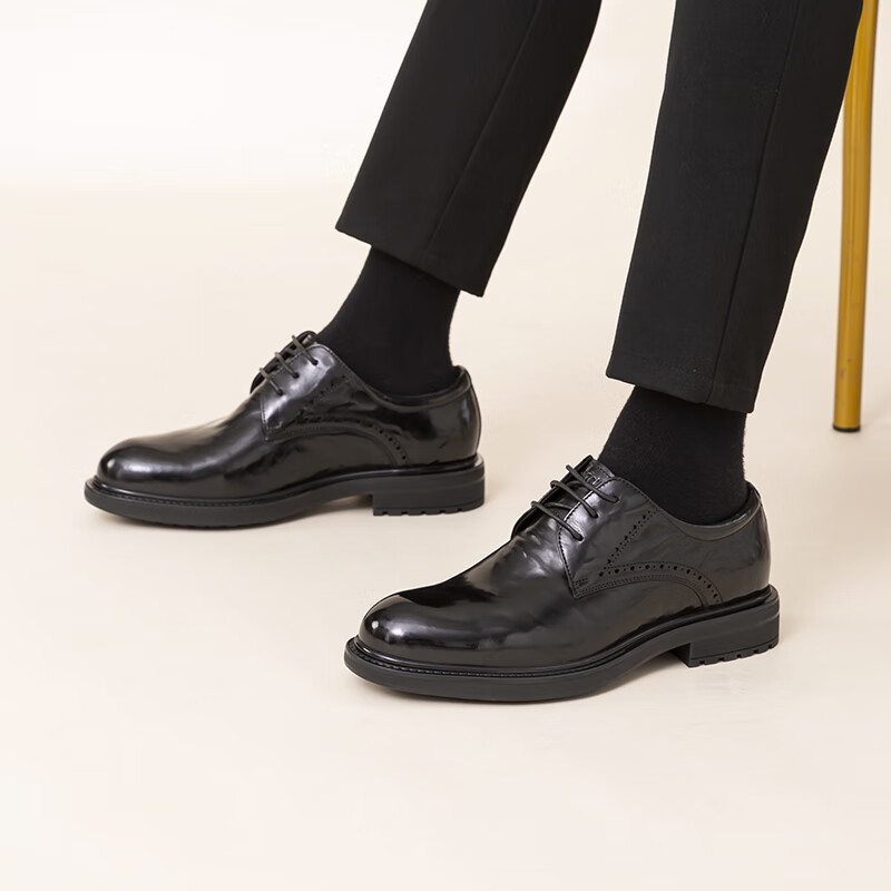 SATCHI Men's Premium Leather Business Shoes