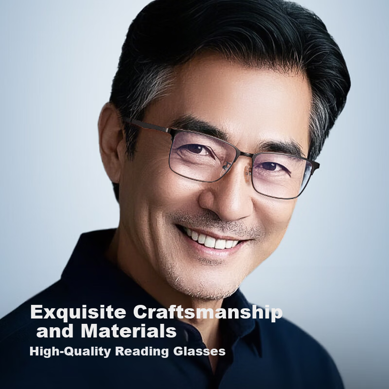Pulais Men's HD Anti-Blue Light Reading Glasses