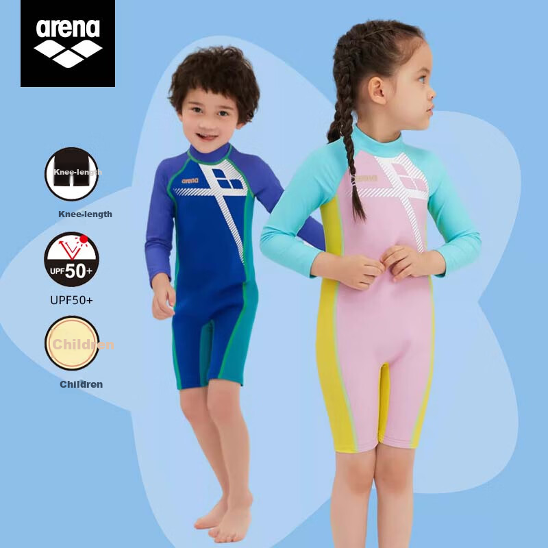 Arena Kids Unisex Quick-Dry Long Sleeve Swimsuit