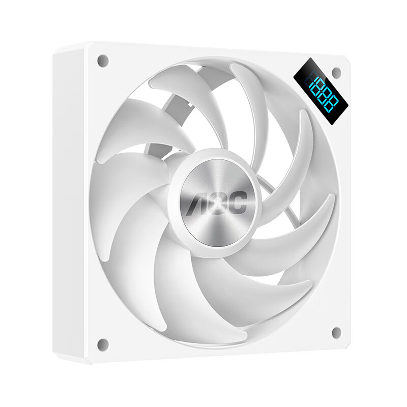 AOC T125W White Case Cooling Fan with Speed Display